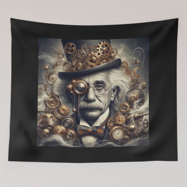 Item preview, Albert Einstein Steampunk  designed and sold by sevenmountains.