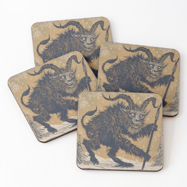 Item preview, Krampus Block Print designed and sold by wyntera.