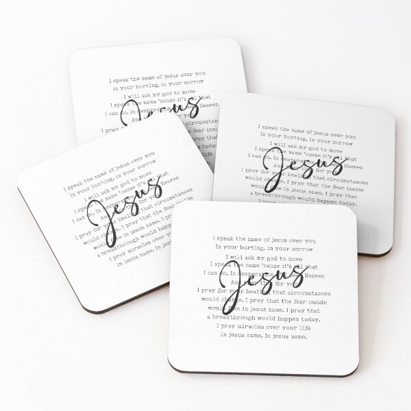 Item preview, I speak the name of Jesus over you designed and sold by Jomack1.