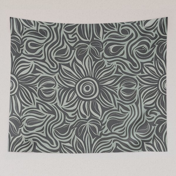 Item preview, Flower lace seamless pattern designed and sold by Haji  Kamora.