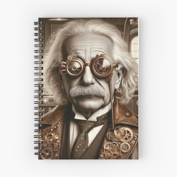 Aperçu de l'œuvre Albert Einstein Steampunk créée et vendue par sevenmountains.