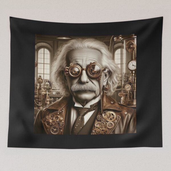 Item preview,  Albert Einstein Steampunk  designed and sold by sevenmountains.