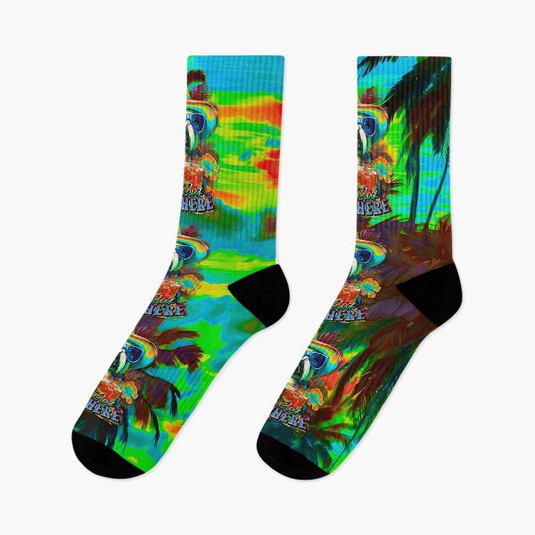 Item preview, It's 5 o'clock somewhere Tropical Parrot Cocktail Sunset Beach designed and sold by MindWave THC.