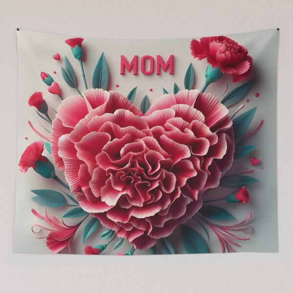 Item preview,  Happy Mother's Day 2024: 3D Flower Heart designed and sold by sofia1971.