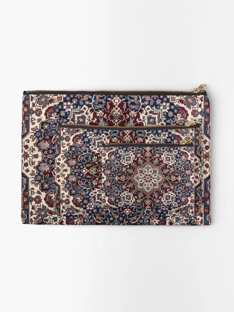 Thumbnail 2 of 4, Zipper Pouch, Persian Rug Style designed and sold by AIEverything.