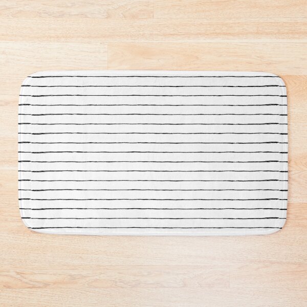 Item preview, Large Pin Stripes Pencil Sketch Line Art - Snow + Coal designed and sold by Irene Estelle.