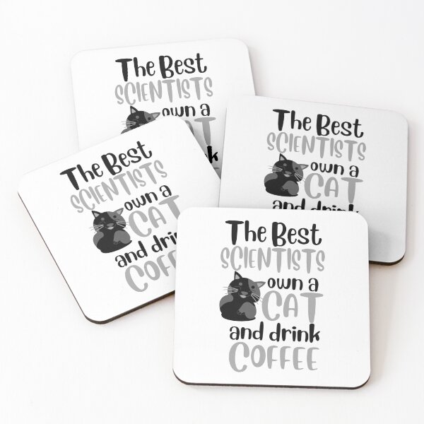 Item preview, The Best Scientists Cat Quote designed and sold by ScienceCorner.