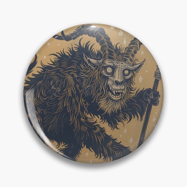 Item preview, Krampus Block Print designed and sold by wyntera.