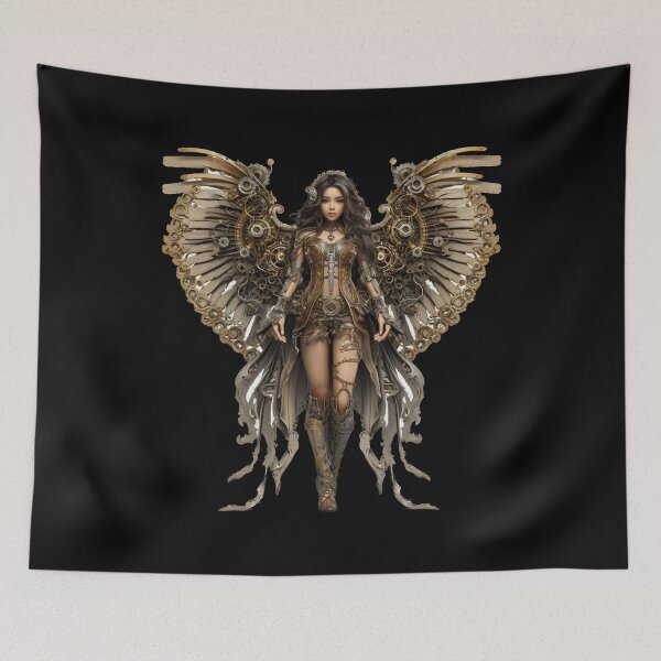 Item preview, steampunk warrior fairy designed and sold by 2enmasKarados.