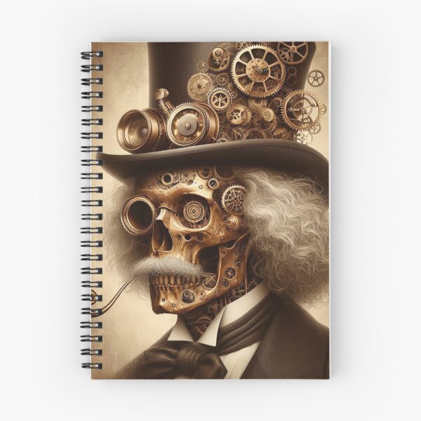 Aperçu de l'œuvre Albert Einstein Steampunk créée et vendue par sevenmountains.