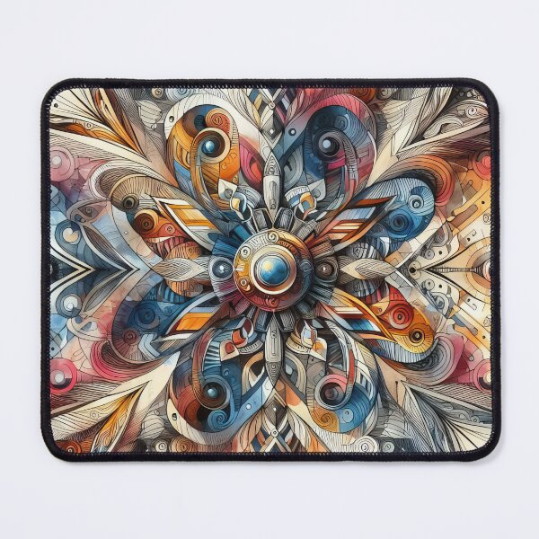 Item preview, Mechanical Bloom Intricate Fusion of Organic and Steampunk Aesthetics designed and sold by ArtComixHaven.