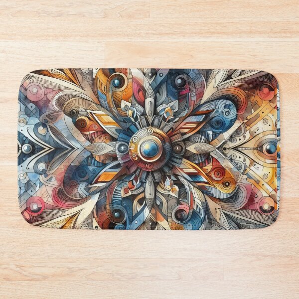 Item preview, Mechanical Bloom Intricate Fusion of Organic and Steampunk Aesthetics designed and sold by ArtComixHaven.