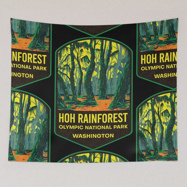 Item preview, Hoh Rainforest Olympic National Park designed and sold by JordanHolmes.