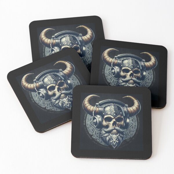 Item preview, Viking Vintage skull _ vintage collection _design 03 designed and sold by PictaNova.