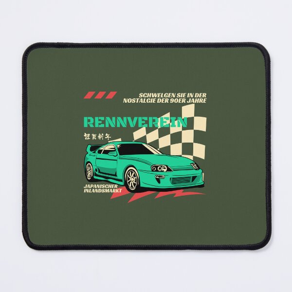 Item preview, Racing Club - Indulging in 90s Nostalgia - Japanese Domestic Market | Green Background designed and sold by RM-Journey.