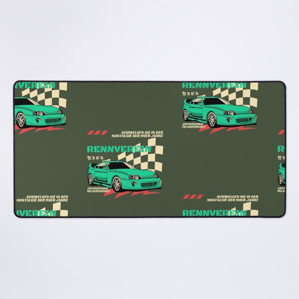 Item preview, Racing Club - Indulging in 90s Nostalgia - Japanese Domestic Market | Green Background designed and sold by RM-Journey.