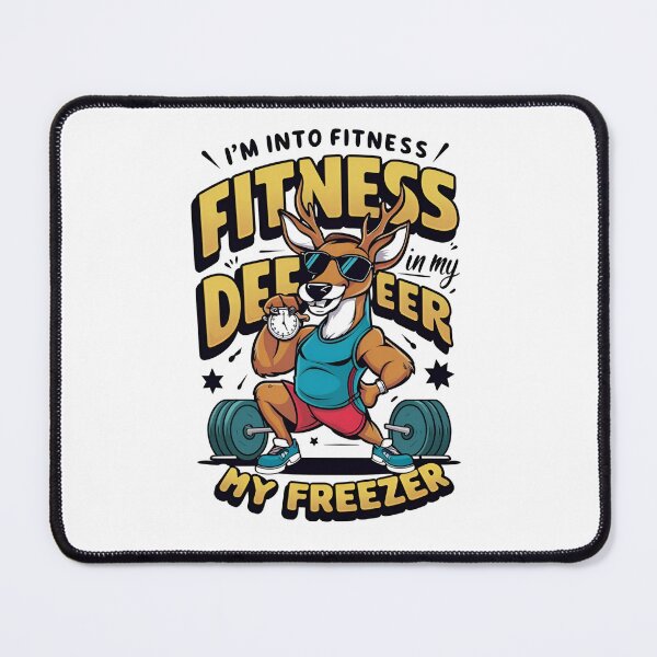 Item preview, I'm Into Fitness Fit'Ness Deer In My Freezer designed and sold by TahfahTk.