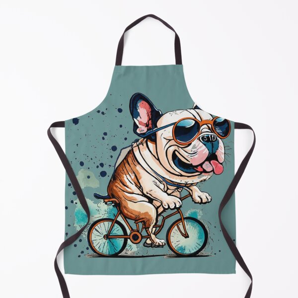 Item preview, Funny French Bulldog Riding Bicycle Design designed and sold by Nature's Fancy.