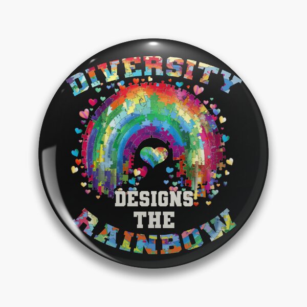 Item preview, Autism Awareness & Support Diversity Rainbow designed and sold by tamdevo1.