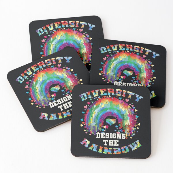 Item preview, Autism Awareness & Support Diversity Rainbow designed and sold by tamdevo1.