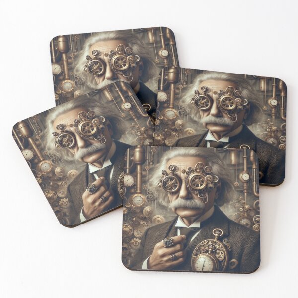 Item preview, Albert Einstein Steampunk designed and sold by sevenmountains.