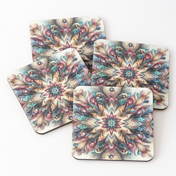 Item preview, Ethereal Mandala: Infinite Intricacy in a Dance of Hues designed and sold by ArtComixHaven.