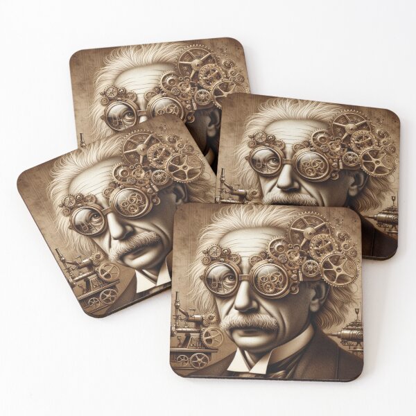 Item preview, Albert Einstein Steampunk  designed and sold by sevenmountains.
