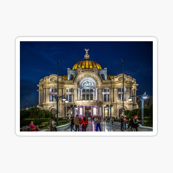 Vista previa del artículo con la obra «Palacio de Bellas Artes», diseñado y vendido por Bernai Velarde.