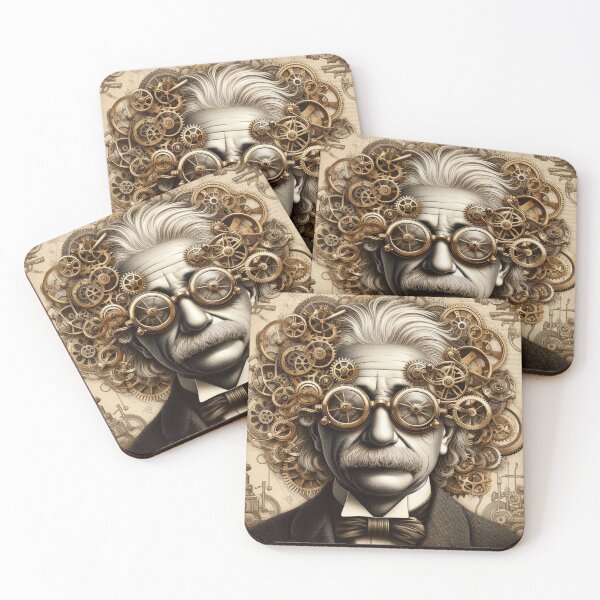 Item preview, Albert Einstein Steampunk designed and sold by sevenmountains.