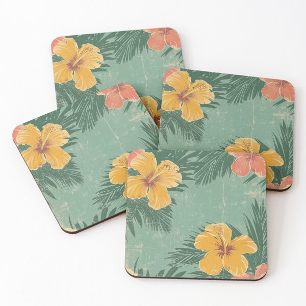 Item preview, Vintage Hibiscus Wallpaper designed and sold by Charles  Ano.