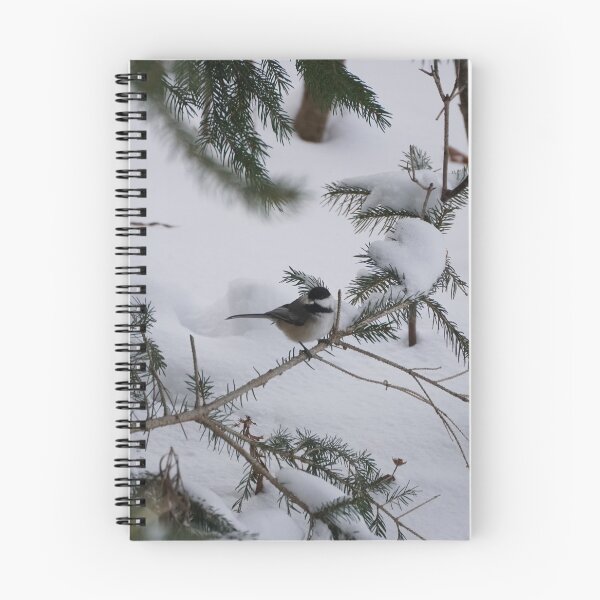 Item preview, A chickadee in the snow on a very cold morning in Wisconsin designed and sold by distracted.