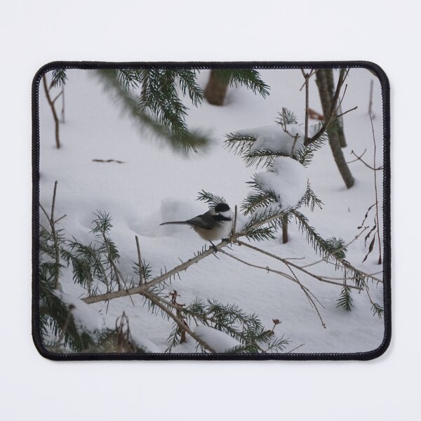 Item preview, A chickadee in the snow on a very cold morning in Wisconsin designed and sold by distracted.