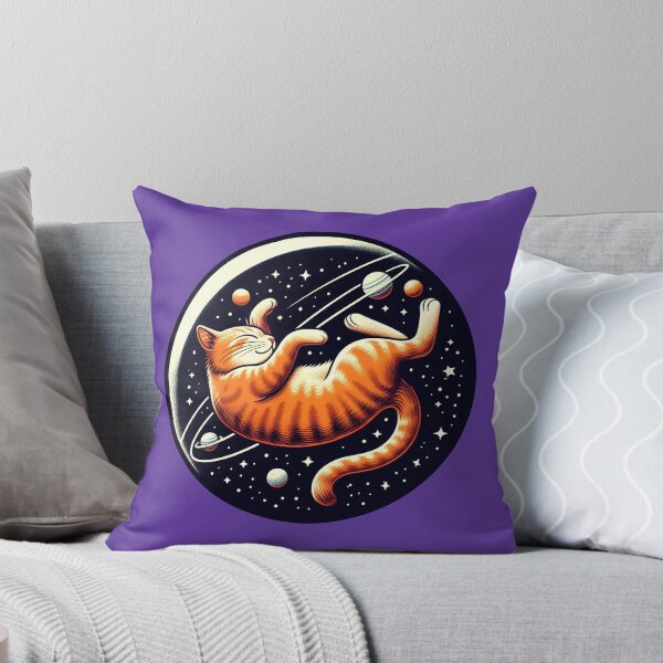 Item preview, Cat Sleeping in Space designed and sold by stickyfoot.