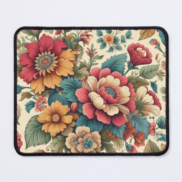 Item preview, Bountiful Blooms Vintage Floral Elegance in Rich Hues designed and sold by ArtComixHaven.