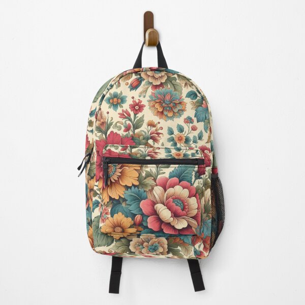 Item preview, Bountiful Blooms Vintage Floral Elegance in Rich Hues designed and sold by ArtComixHaven.
