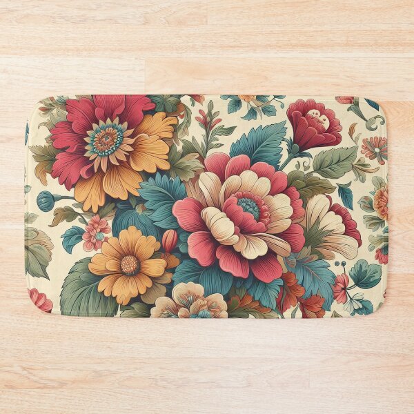 Item preview, Bountiful Blooms Vintage Floral Elegance in Rich Hues designed and sold by ArtComixHaven.