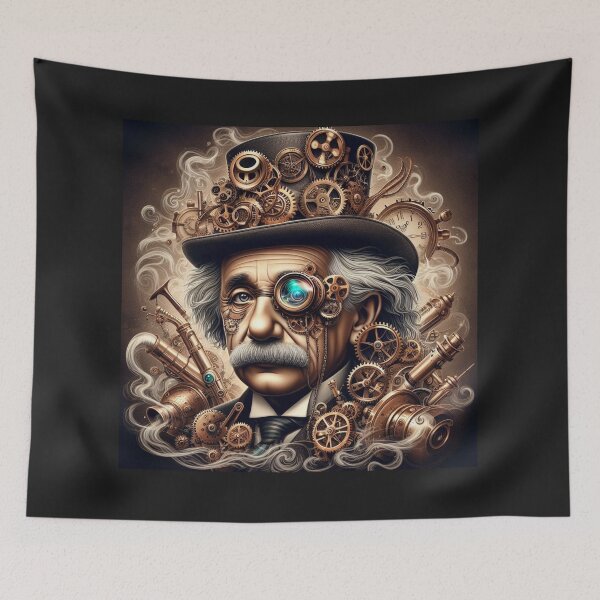 Item preview, Albert Einstein Steampunk  designed and sold by sevenmountains.