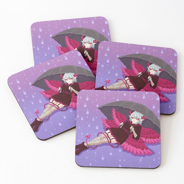 Item preview, Anime Demon Girl with Umbrella designed and sold by Geobat.