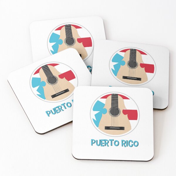 Item preview, Puerto Rican Cuatro & Flag designed and sold by vintageblue.
