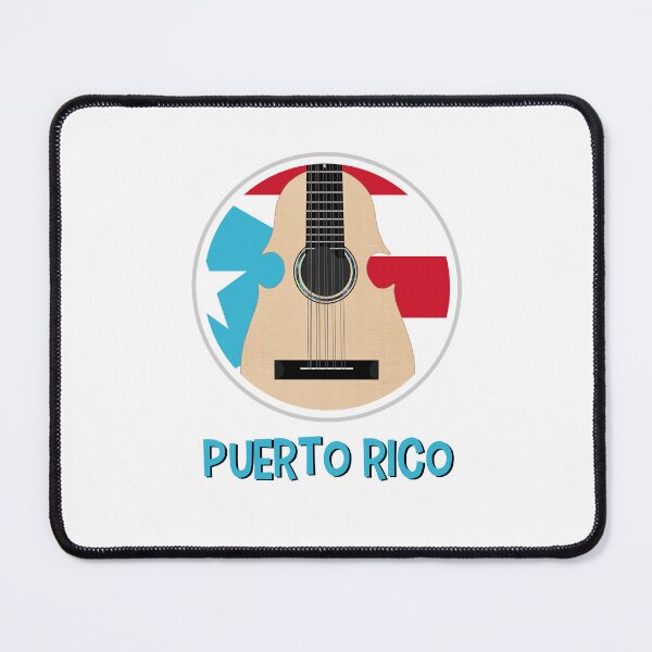 Item preview, Puerto Rican Cuatro & Flag designed and sold by vintageblue.