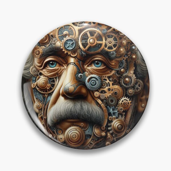 Item preview, Albert Einstein Steampunk  designed and sold by sevenmountains.