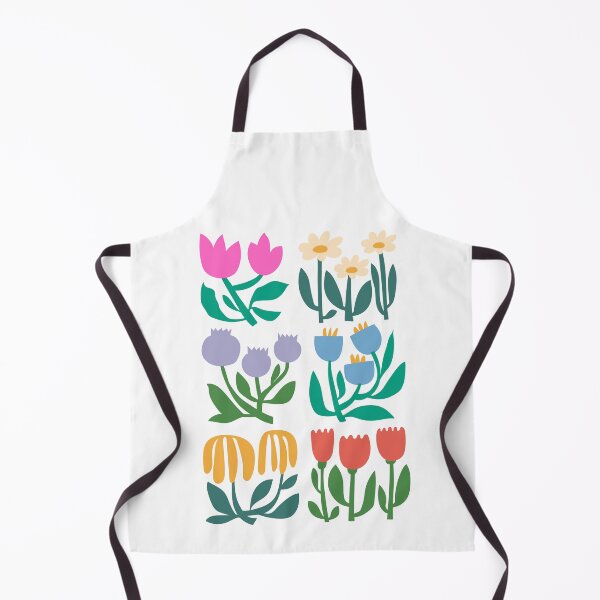 Item preview, Vibrant Floral Botanical Abstract Retro Colorblock designed and sold by Night Bloom Designs.