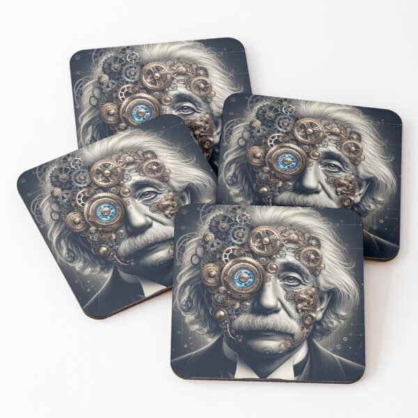 Item preview, Albert Einstein Steampunk  designed and sold by sevenmountains.