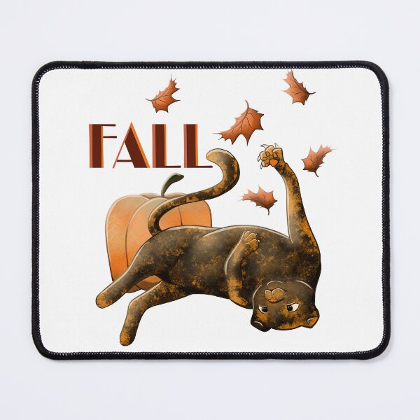 Item preview, Fall Cat designed and sold by PlantsNPalettes.