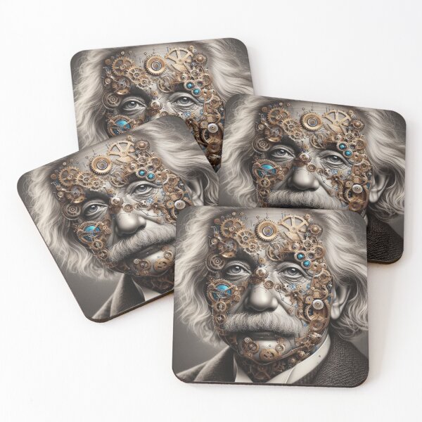 Item preview, Albert Einstein Steampunk designed and sold by sevenmountains.