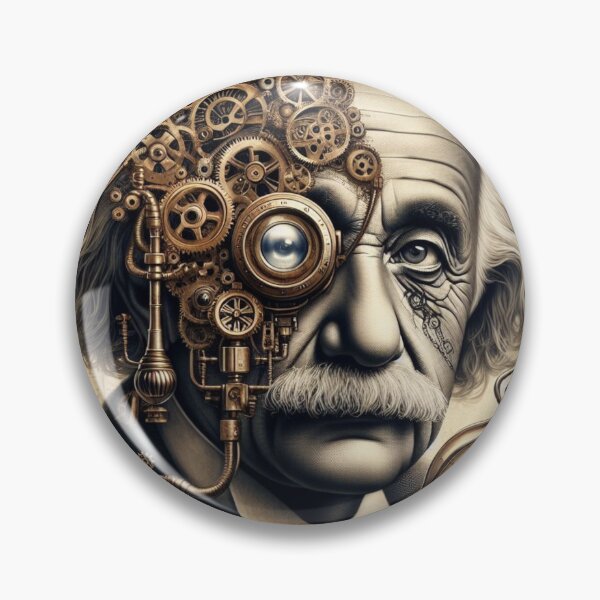 Item preview, Albert Einstein Steampunk  designed and sold by sevenmountains.