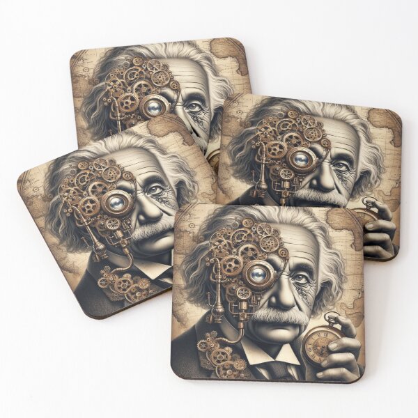 Item preview, Albert Einstein Steampunk  designed and sold by sevenmountains.