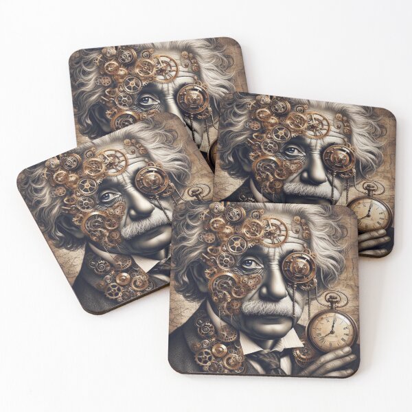 Item preview, Albert Einstein Steampunk  designed and sold by sevenmountains.