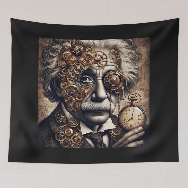 Item preview, Albert Einstein Steampunk  designed and sold by sevenmountains.