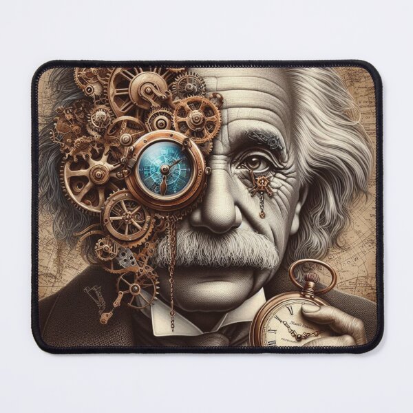 Item preview, Albert Einstein Steampunk  designed and sold by sevenmountains.